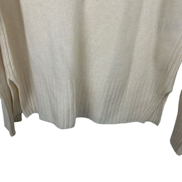 Anthropologie cashmere collection sweater cream ivory size XS lightweight 100% c - Picture 2 of 11